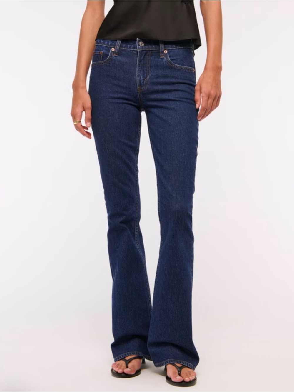 Abercrombie Mid Rise Bootcut Jeans